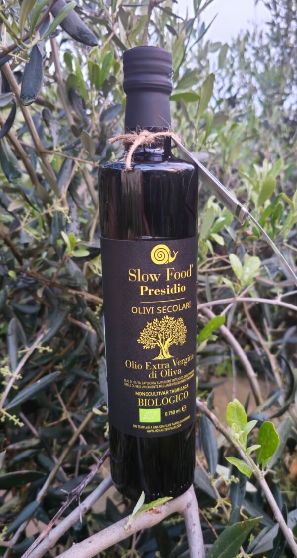 Olio Extravergine di Oliva Biologico  Monocultivar taggiasco Presidio Olivi Secolari Slow Food - Image 2